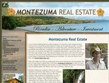Tablet Screenshot of montezuma-realestate.com